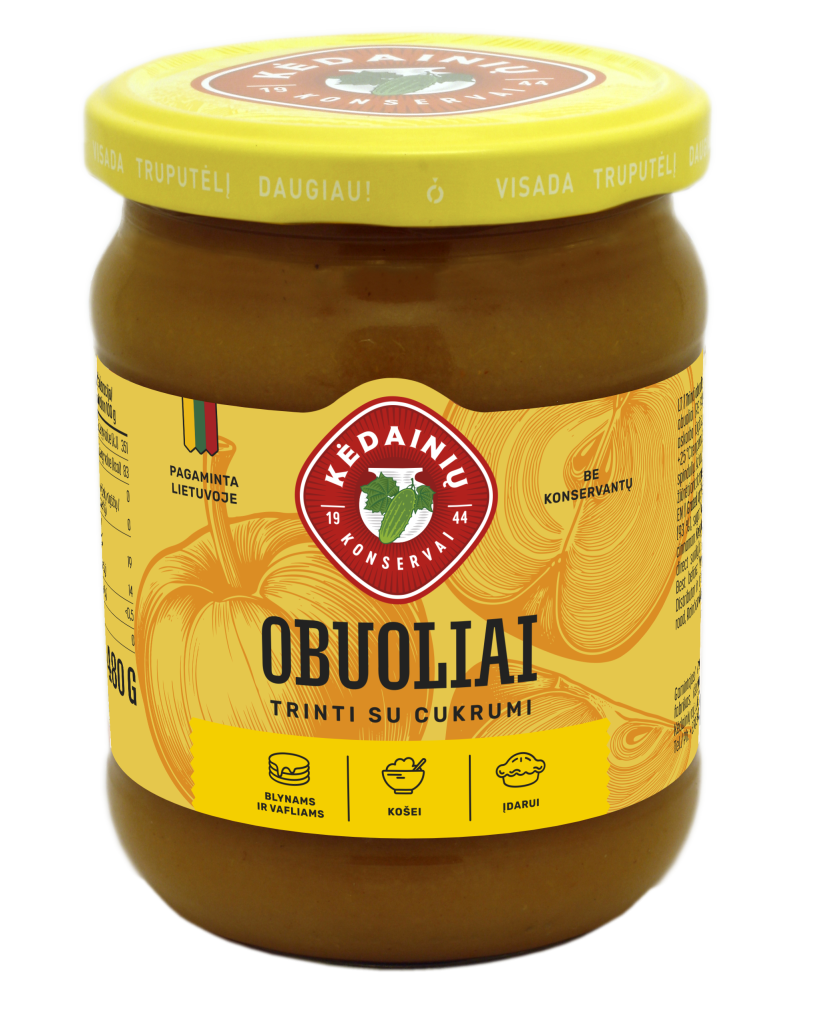 Trinti obuoliai su cukrumi