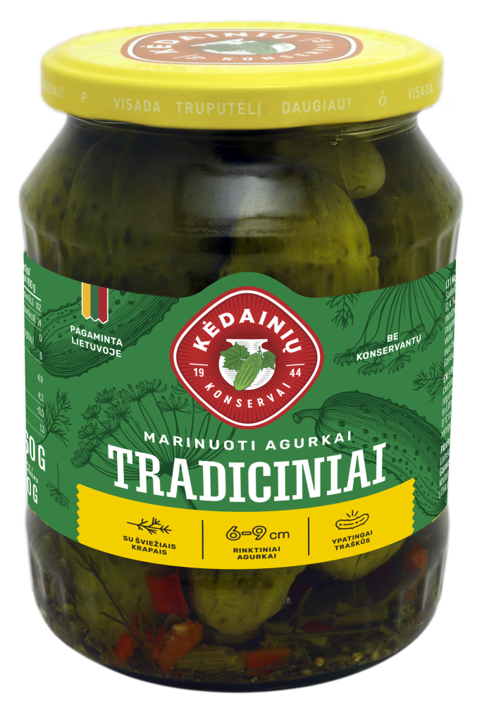 Tradiciniai marinuoti agurkai