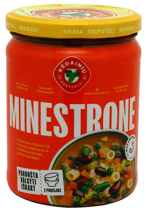 Daržovių sriuba Minestrone