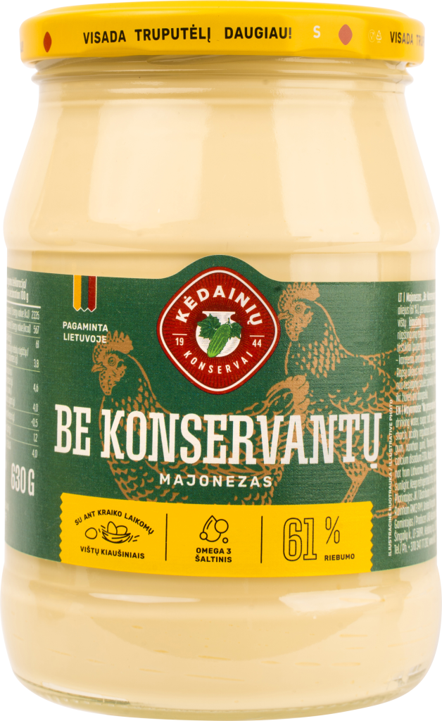 Majonezas be konservantų