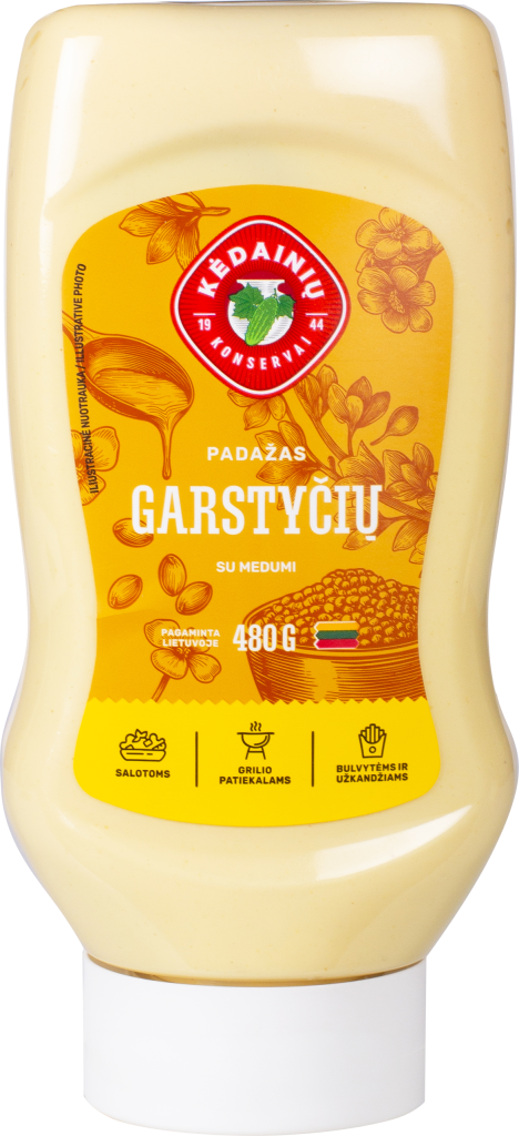 Garstyčių padažas su medumi