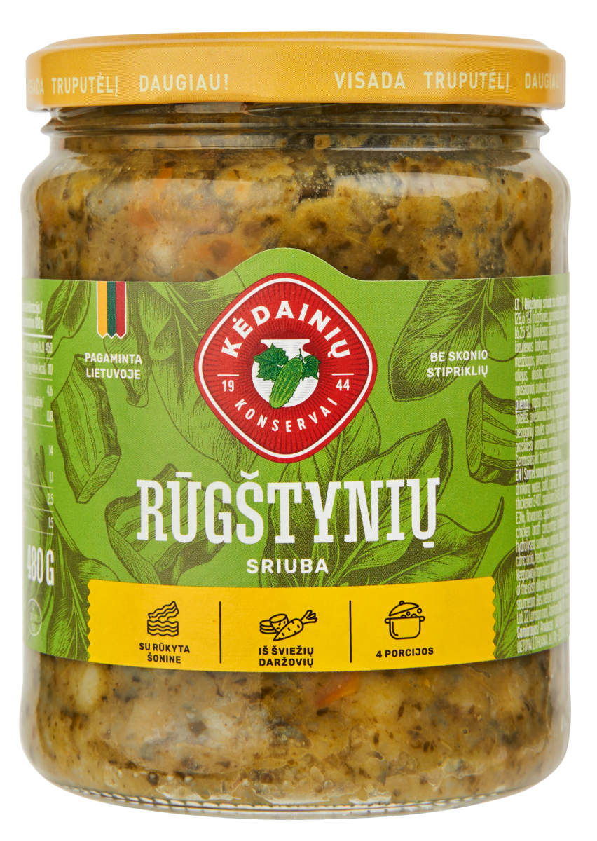Rūgštynių sriuba su rūkyta šonine