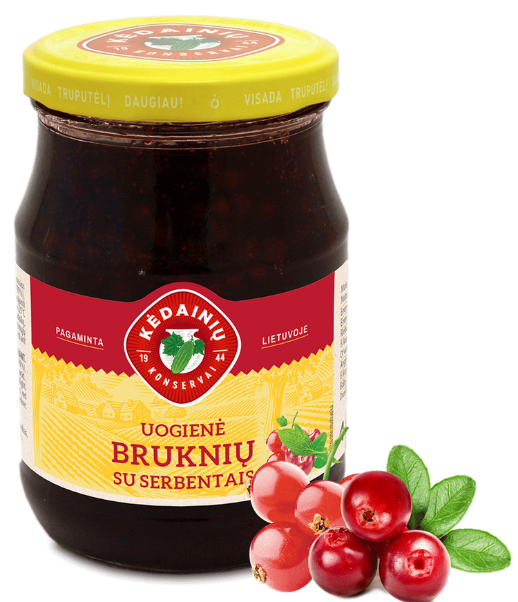 Bruknių su serbentais uogienė