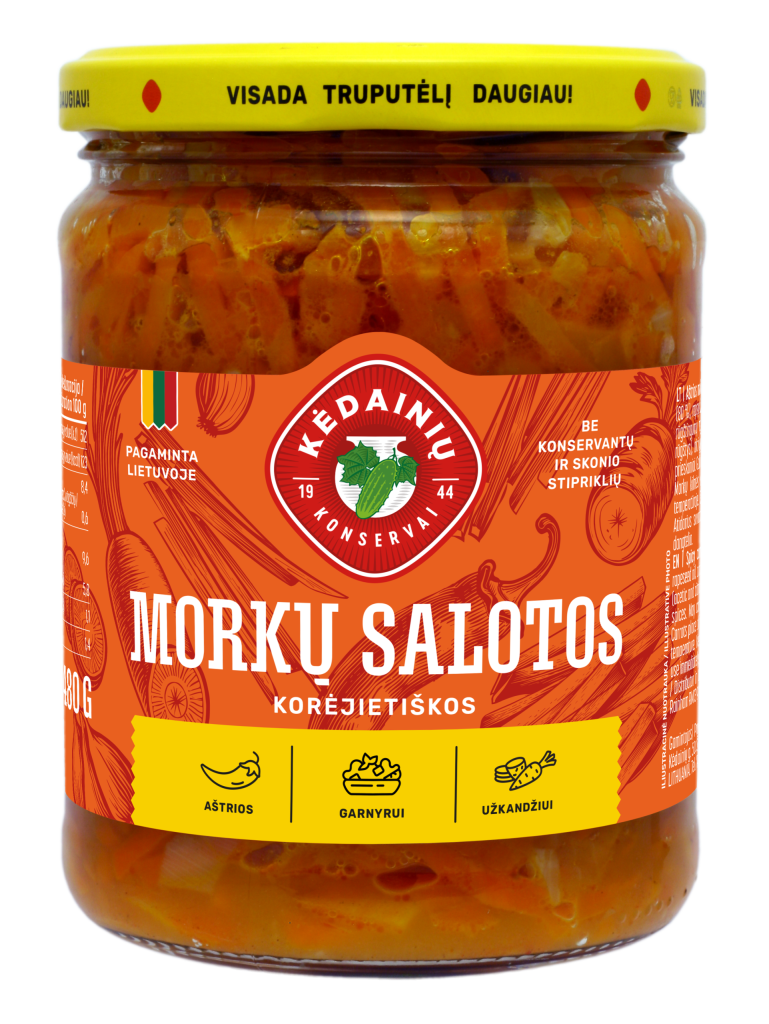 Aštrios morkų salotos