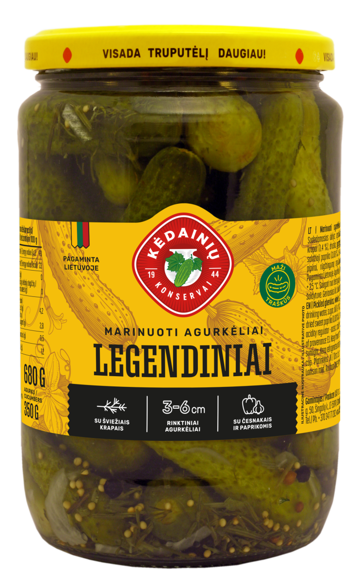 LEGENDARY Pickled Gherkins