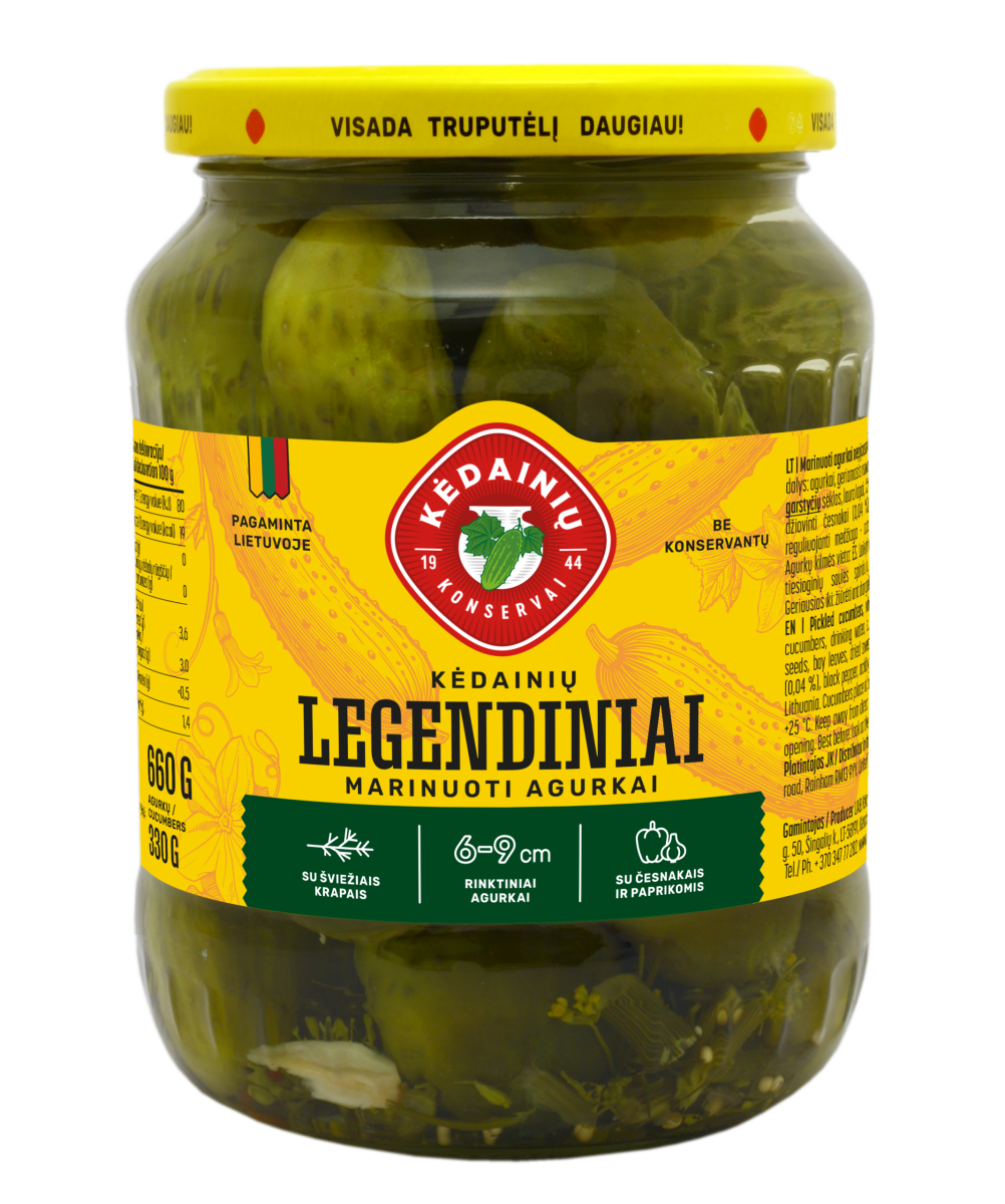 Legendary Pickled Cucumbers