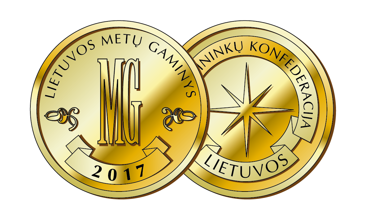 2017m. Lietuvos metų gaminys<br />Aukso medalis