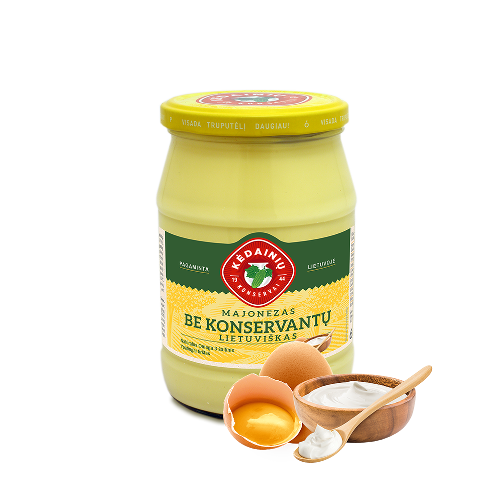 Mayonnaise „No preservatives“ Lithuanian