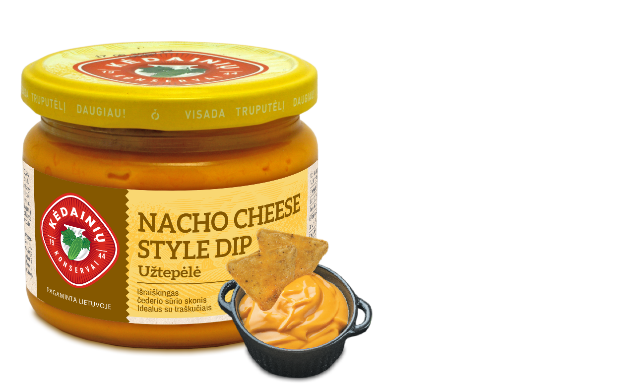 Nacho style cheese dip
