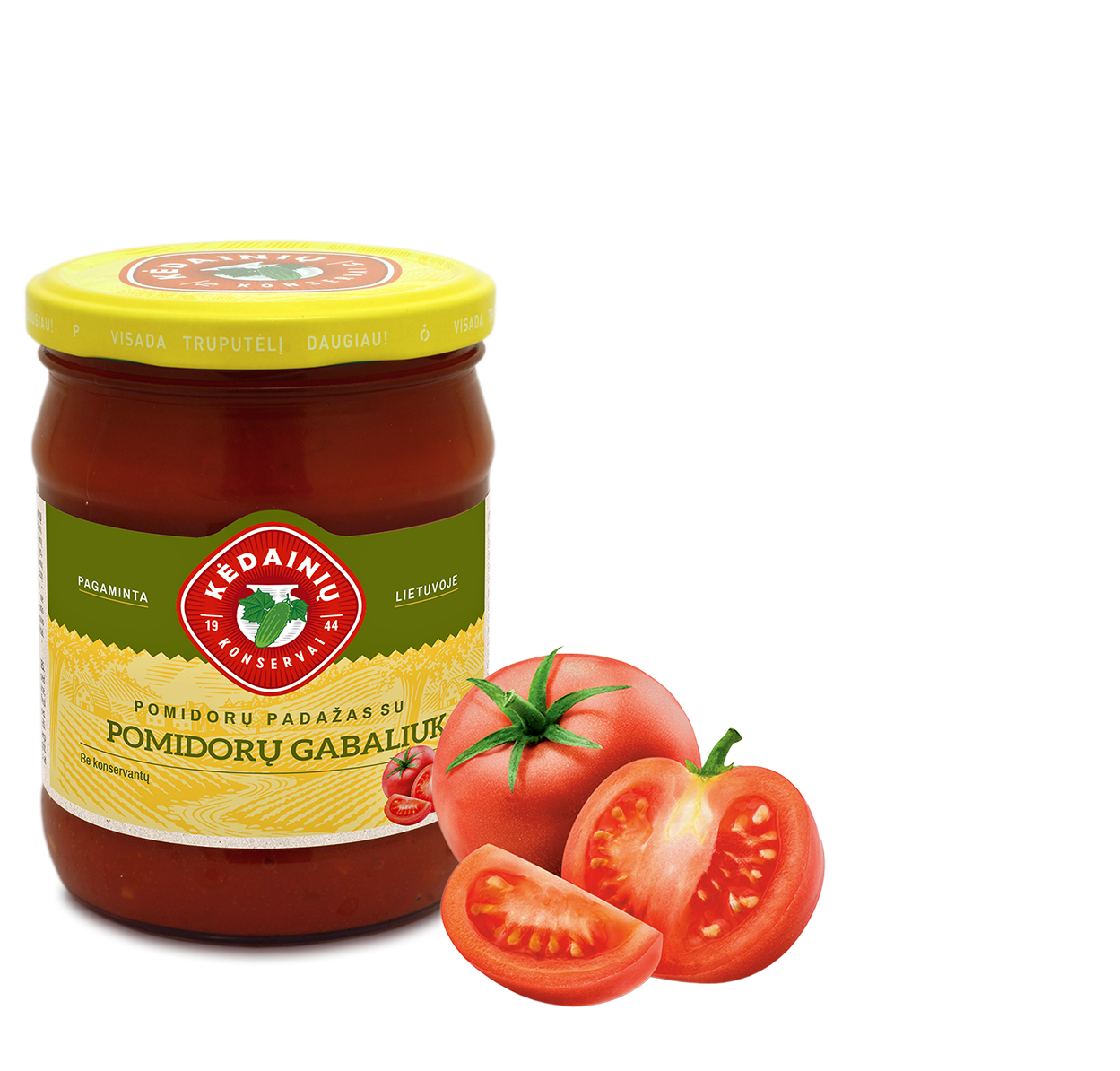 Tomato sauce with tomato pieces
