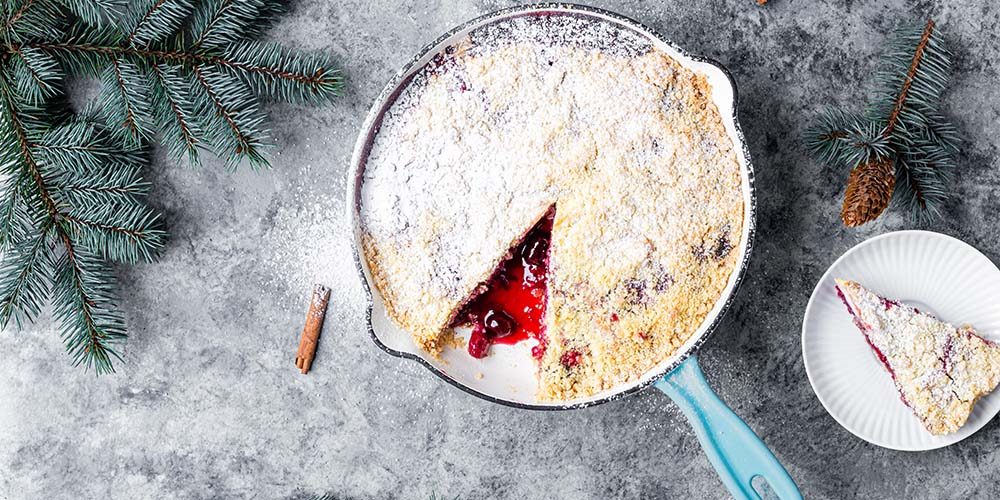 Trupininis vyšnių pyragas